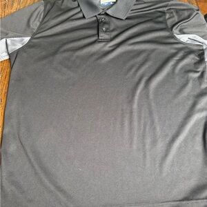 Magellan Outdoors Black and Gray Polo Shirt XL